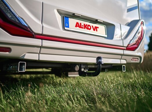 AL-KO VT trekhaak gemonteerd op een camper